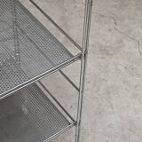 Chrome end table or console, Italy 1970