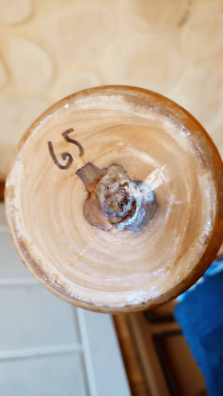 Wooden candle holder