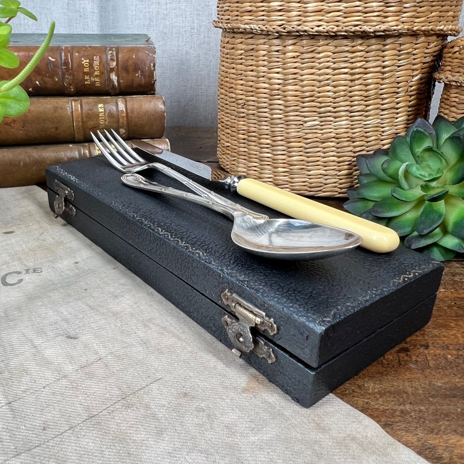 Old English cutlery for children