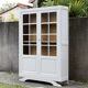 Vintage glass-fronted Parisian wardrobe