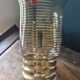 Vintage gold glass vase