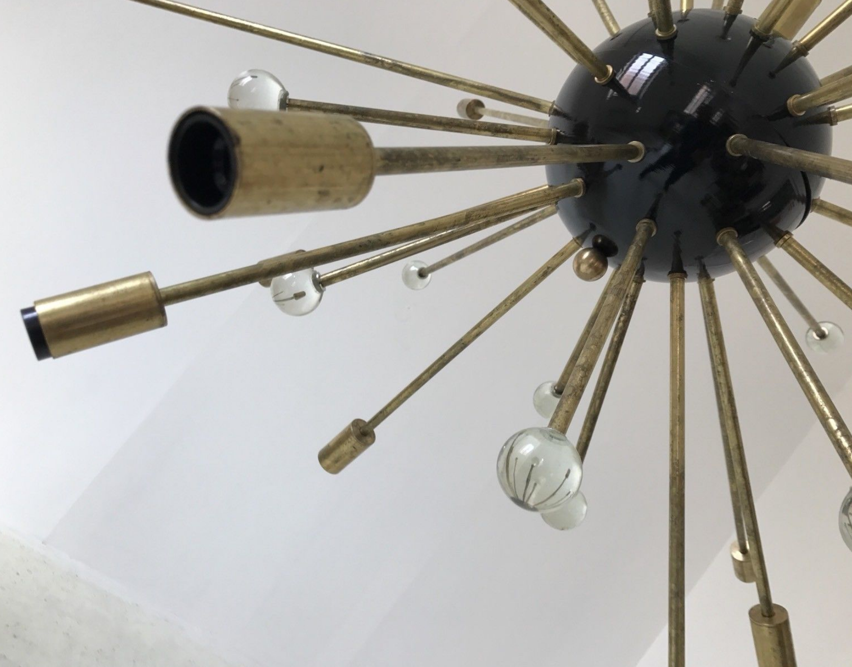 Brass Sputnik chandelier