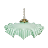 Suspension in pastel green opaline skirt
