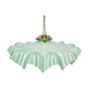 Suspension en opaline vert pastel jupée