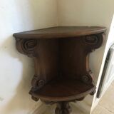 Old carved wooden shelf 75cm