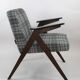 Fauteuil vintage Bunny de Jzef Chierowski années 1970
