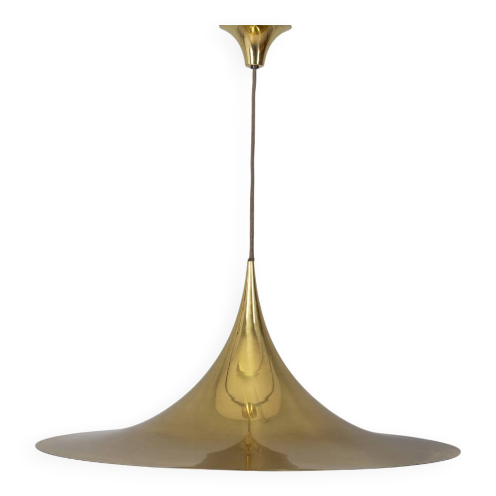 Vintage 70s chandelier design C. Bonderup & T. Thorup for Fog & Mørup