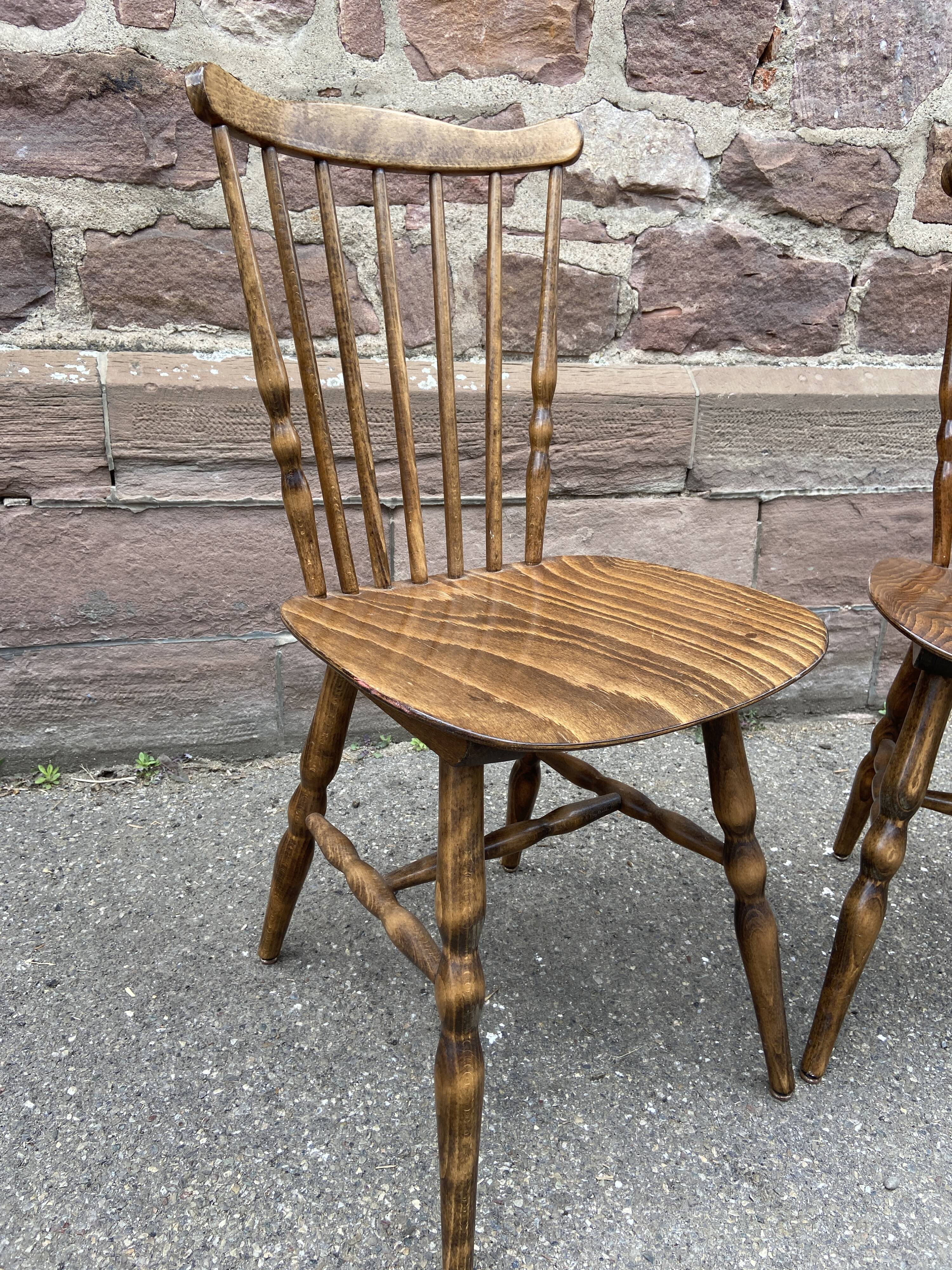 2 Vintage bistro chairs Baumann Tacoma 1960s