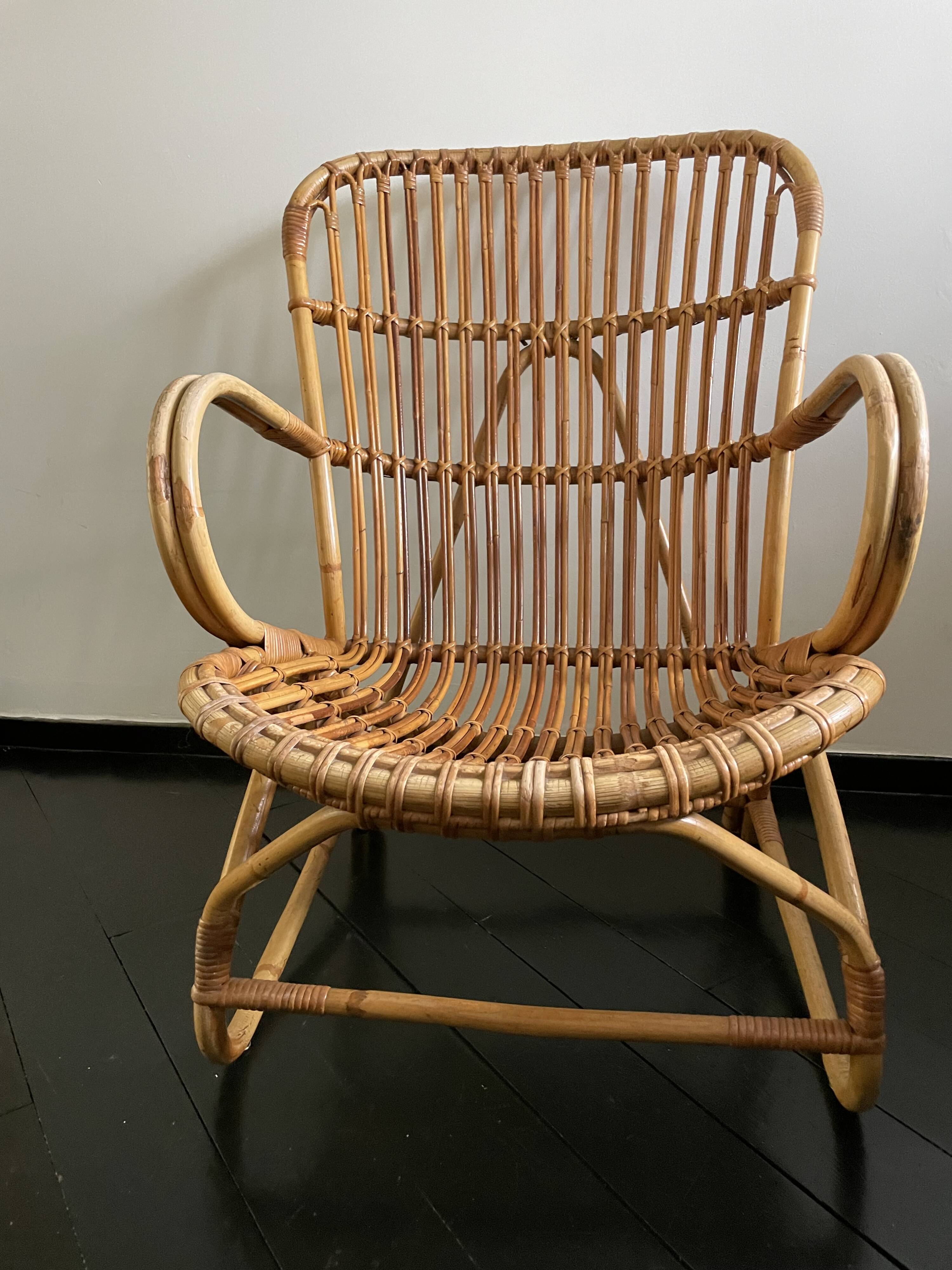 His and hers rattan lounge chairs, Rohé Noordwolde