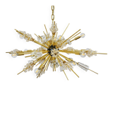 Grand Sputnik chandelier Metropolitan Opera in crystal and brass J.L. Lobmeyr