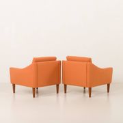 Dux Mid century lounge chairs attr. to  Folke Ohlsson, Sweden 1960s