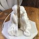 Table lamp, female figures