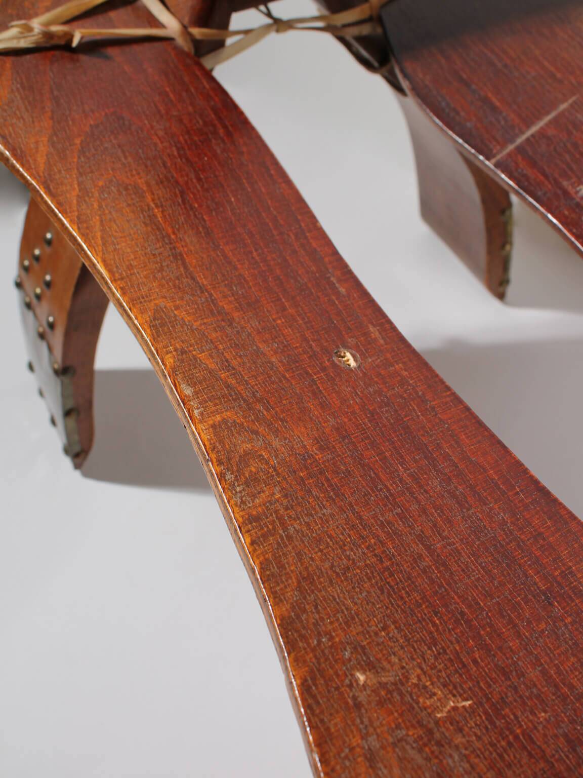 Brutalist Ottoman Camel Saddle Stool