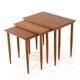 Ensemble de tables gigognes 'Fangel' - design danois