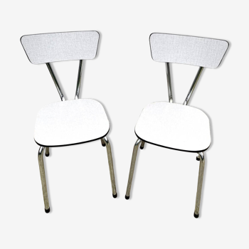 Set of two formica chairs