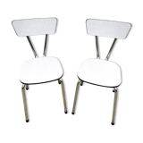 Set of two formica chairs