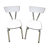 Set of two formica chairs