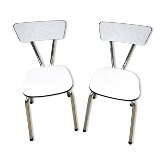 Set of two formica chairs