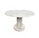 White drapery marble Italy / Neo Classic side / coffee table