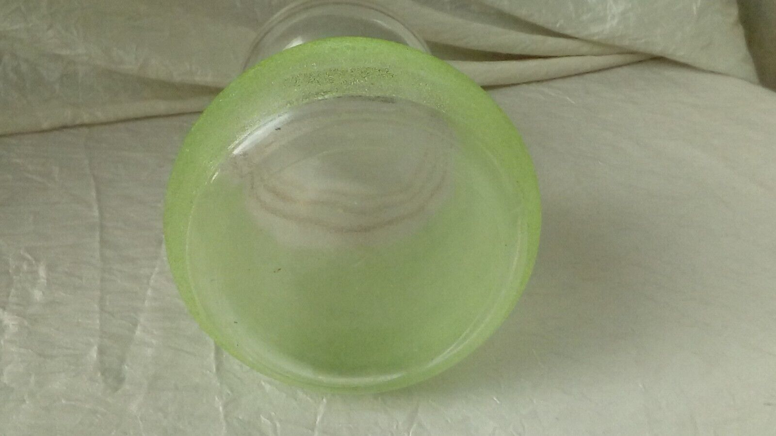 Hyacinth vase in granite glass year 50 vintage
