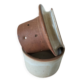 Beurrier à eau en grès artisanal