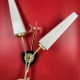 Large Pair of Vintage 70s Wall Lights