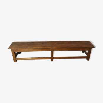 Exotic wooden bench