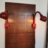 Pair of cobra sconces 1980