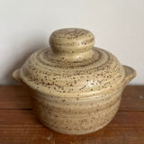 Stoneware sugar bowl