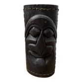 African mask carved from wood