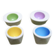 4 antique ceramic egg cups from Gien