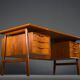 Model 75 Teak Desk from Omann Jun Møbelfabrik, 1960s
