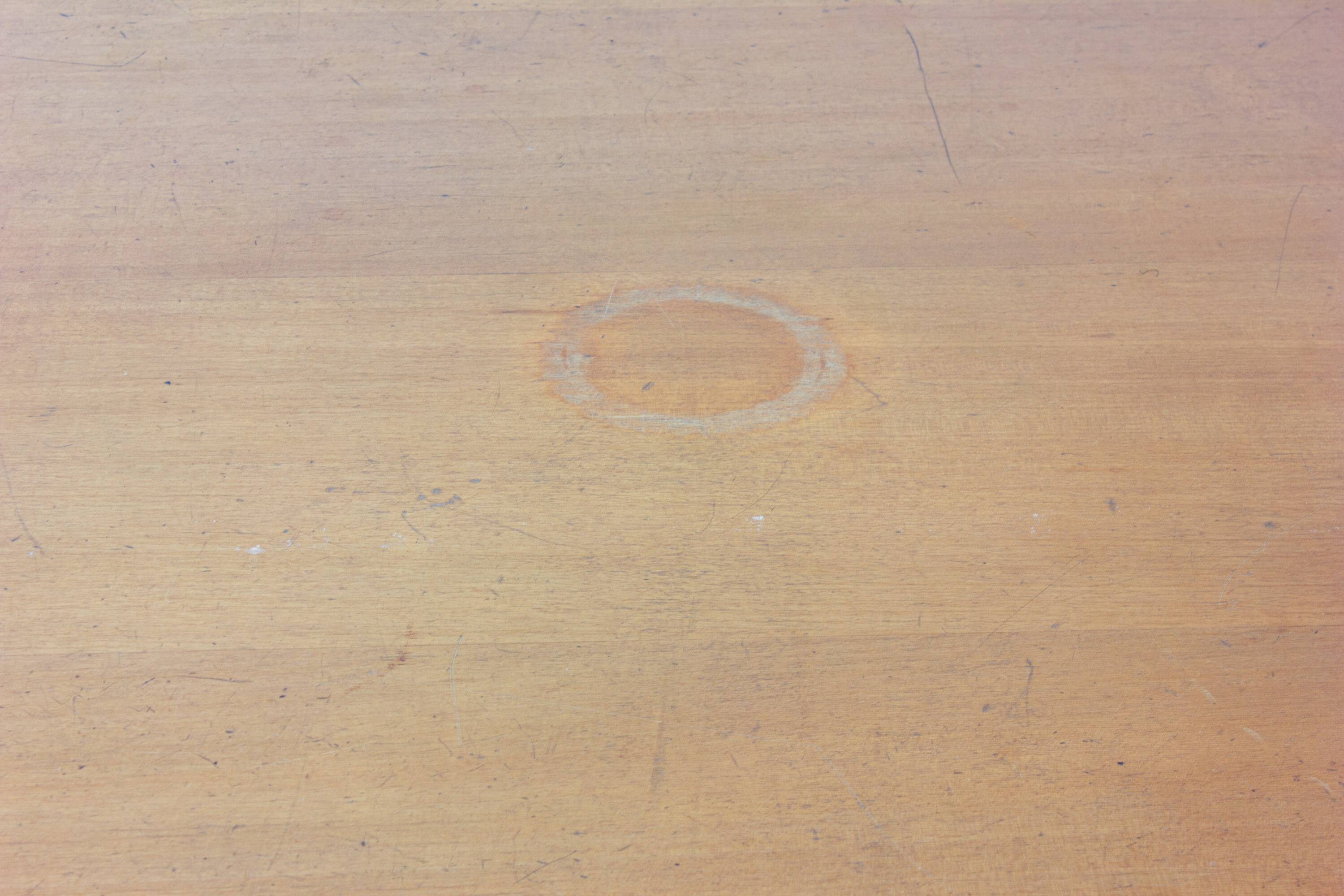 Extendable 'abstracta' dining table in beech by Jos de Mey, Belgium 1960s