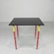 Arlecchino table with 2 glass plates, 1950s