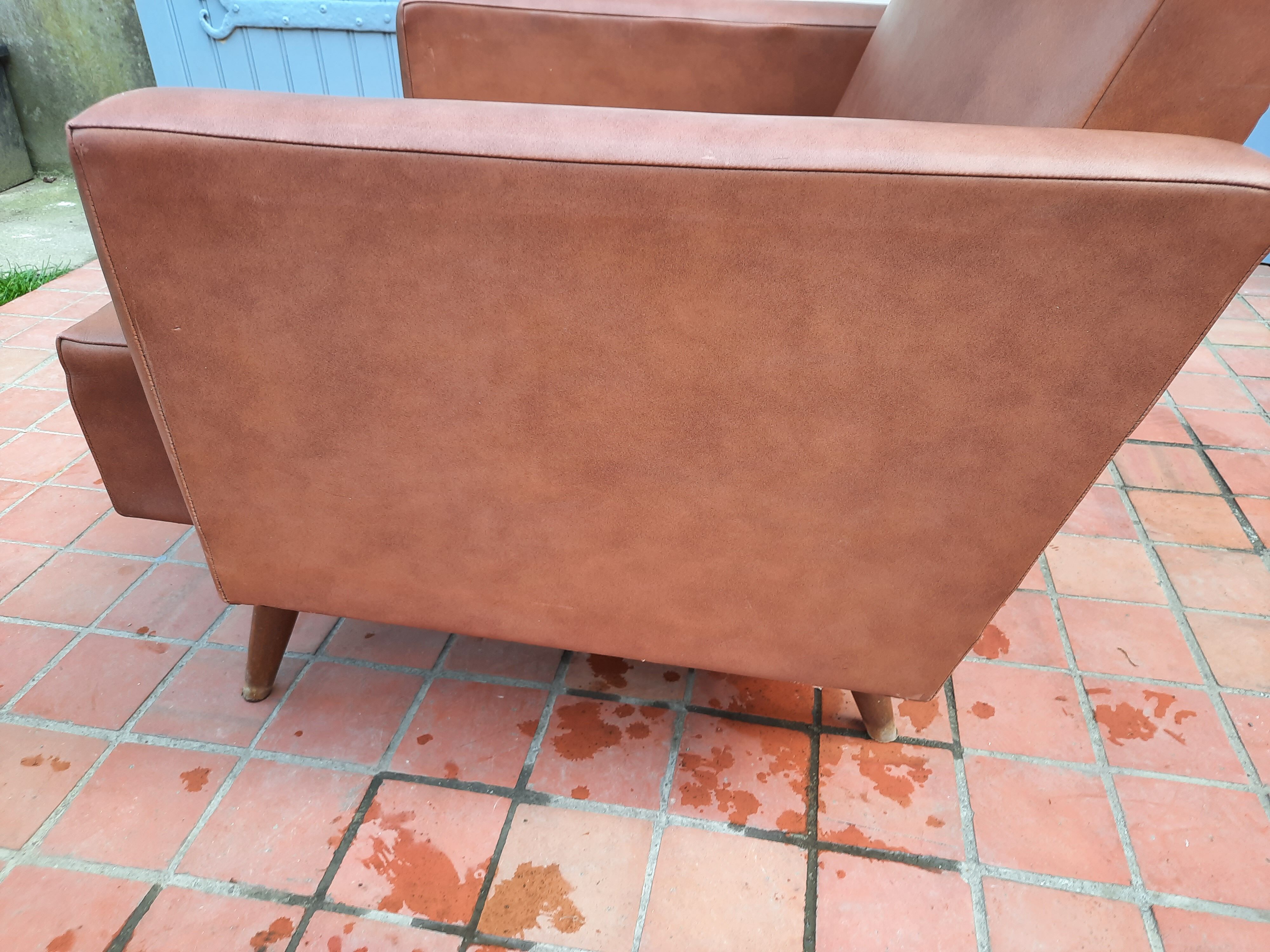 Pair of Skai armchairs in the year 50