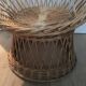 Fauteuil corbeille  en rotin