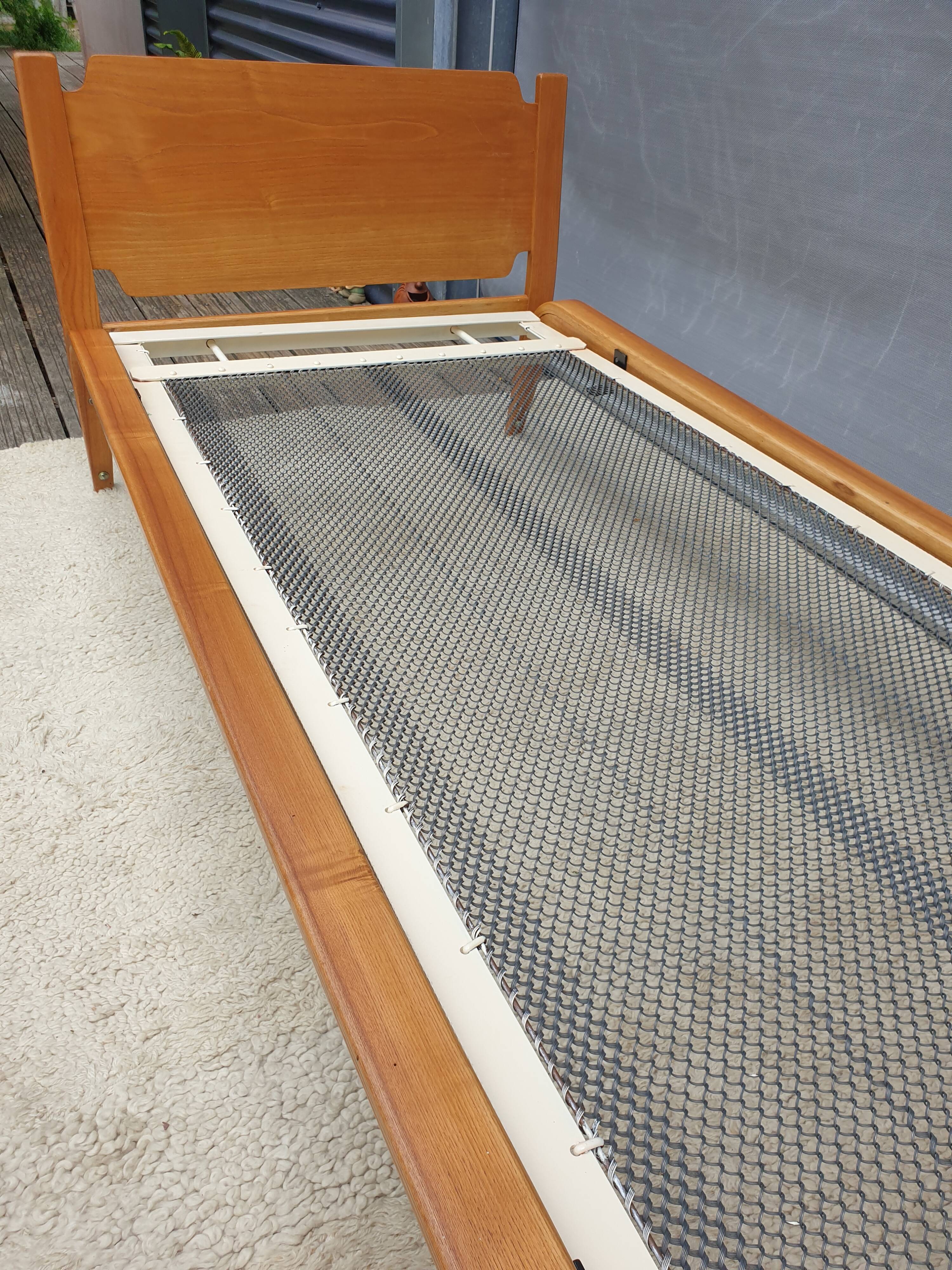 Bow Wood bed 190x80 Daybed Steiner 1950