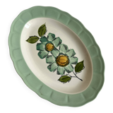 Japanese ceramic oval plate