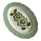 Japanese ceramic oval plate