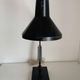 Lampe vintage 1970 d'architecte Twist noire bureau - 70 cm