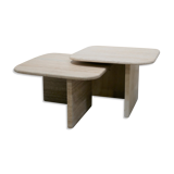 Coffee tables in travertine