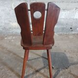 Série de 4 chaises de chalet 1970