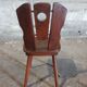 Série de 4 chaises de chalet 1970