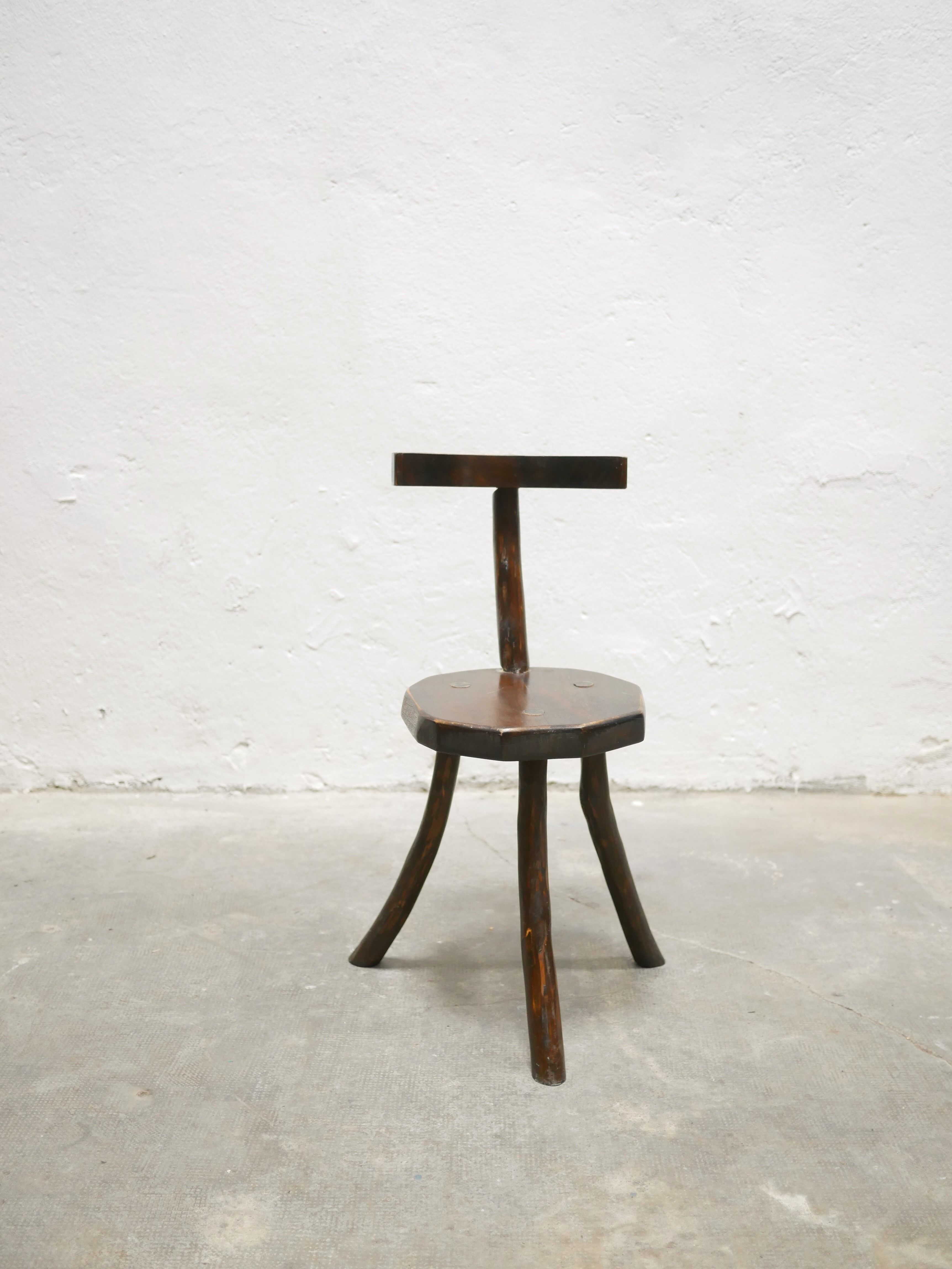 Vintage brutalist chair