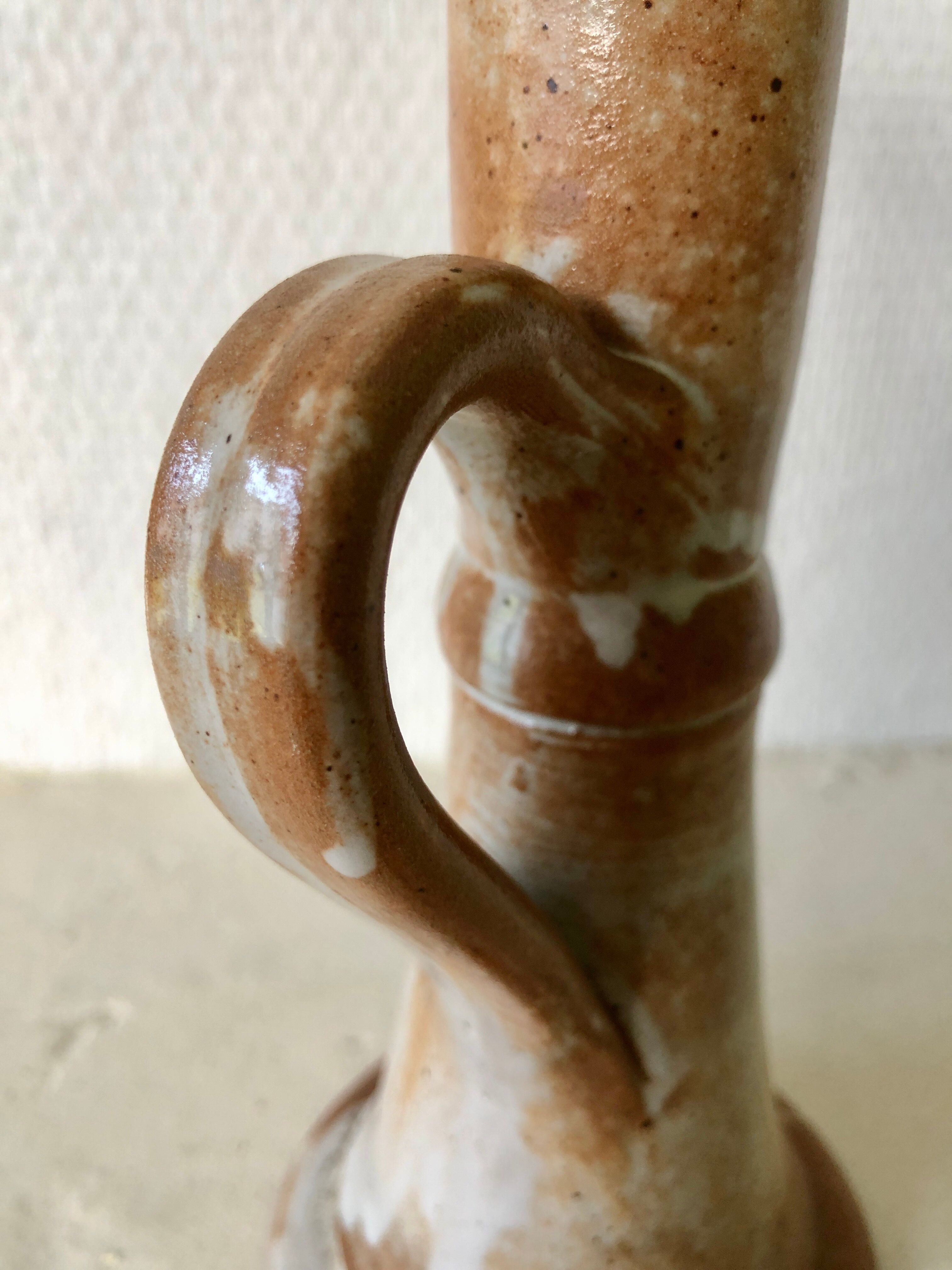 Vintage sandstone candle holder