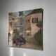 Huile sur panneau paysage