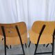Set of 7 vintage school chairs by stol kamnik / 1970s yugoslavia / mid-cent
