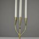Polished Brass Candelabra by Gunnar Ander for Ystad-Metall, Sweden 1960s