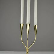 Polished Brass Candelabra by Gunnar Ander for Ystad-Metall, Sweden 1960s