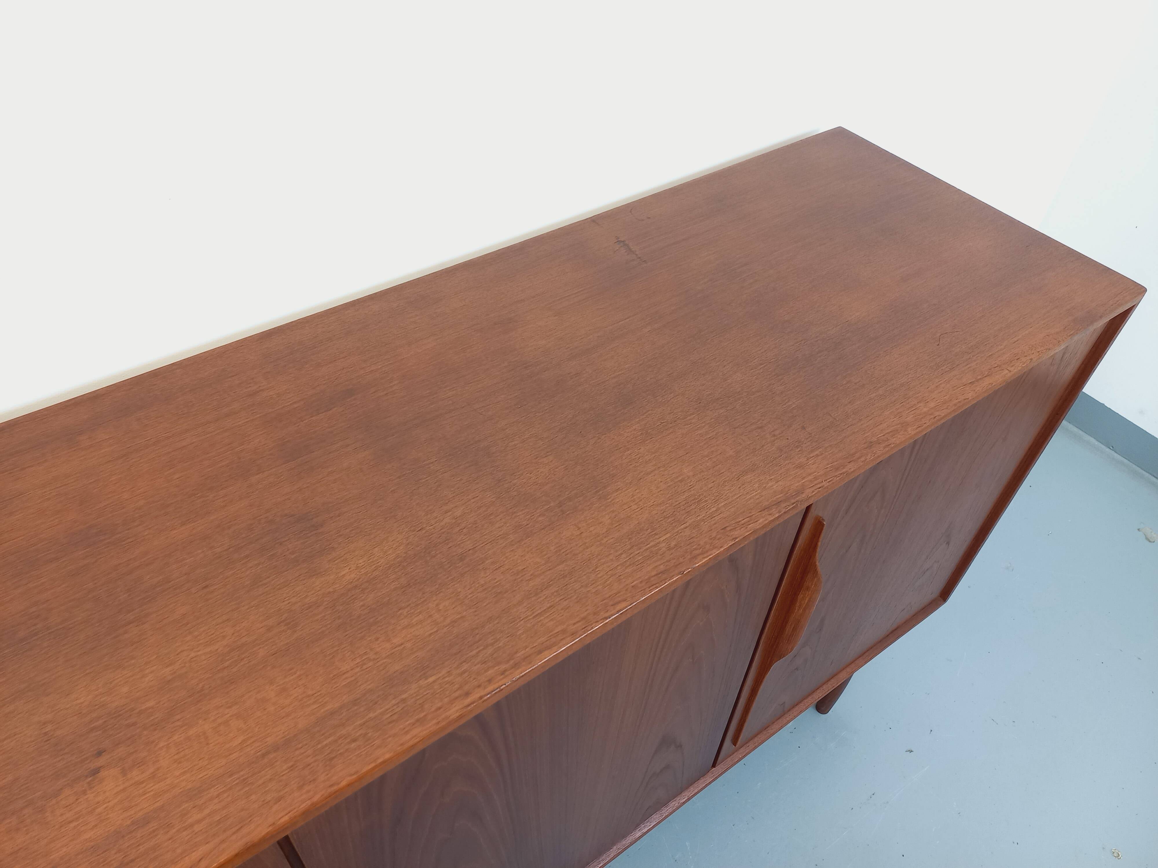 Vintage Swiss Teak Scandinavian style sideboard in teak from the 60s